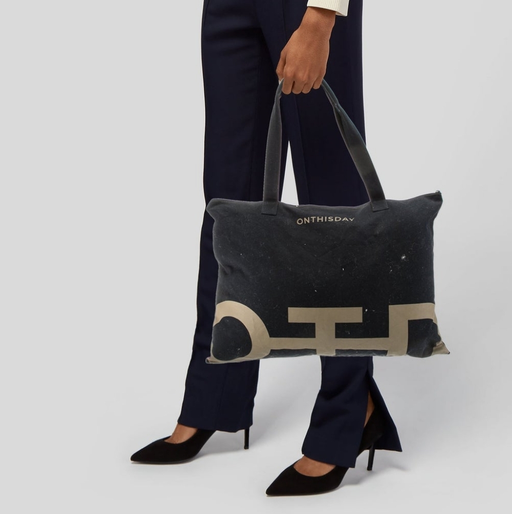 On This Day by John Varvatos (OTD) Canvas Patterned Shoulder Bag